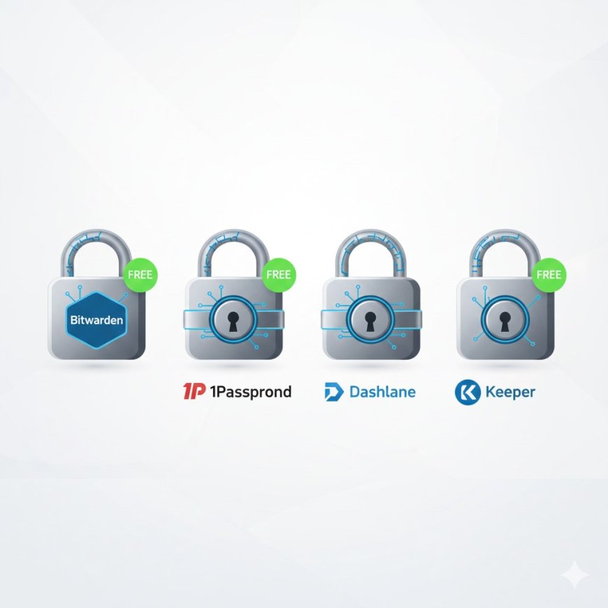 Best Free Password Managers Compared (2025): Secure, Simple & Truly Free